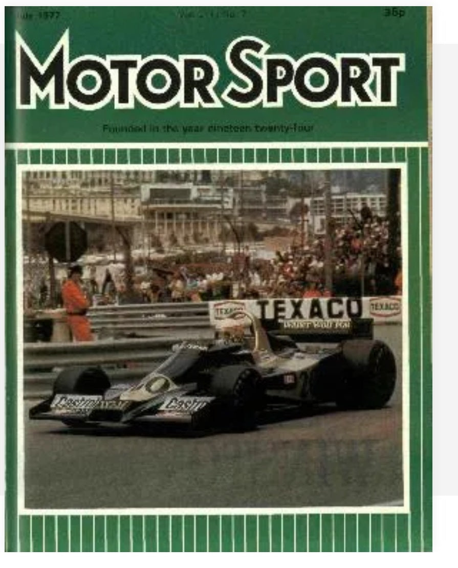 Motor Sport July 1977 - Magazine
