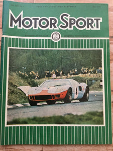 Motor Sport Magazine May 1968 Vol. 44 no. 5 [Paperback] Motor Sport