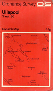 Ordnance Survey Map Of Great Britain: Sheet 20 Ullapool folding map)