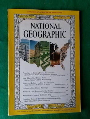 National Geographic Magazine Volume 120 Number 1 - July 1961 [Paperback]