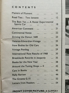 Motor Sport - Magazine - January 1969
