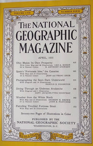 National Geographic Magazine Volume CVII Number 4 April 1955 [Paperback] National Geographic