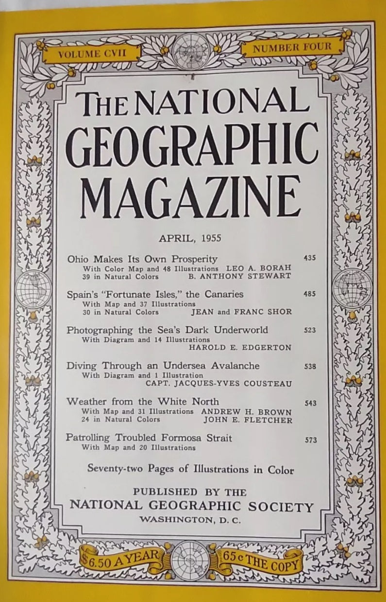 National Geographic Magazine Volume CVII Number 4 April 1955 [Paperback] National Geographic