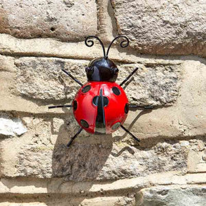 Décor Ladybird - Hangers On - Wall Hanging Feature Medium and Large Garden Decor.