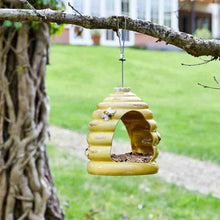 Load image into Gallery viewer, Beehive Feeder - Bird - Animal Feeder - Bird seed feeder - Fly through
