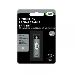 3.2V li-ion 14500 600mAh Superbright Smart Solar Rechargeable Batteries - Replacement Battery for 'SuperBright' Solar lights