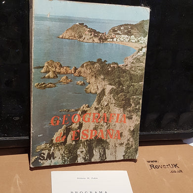 Geografia De Espana. Primer Curso [Paperback] Antonio Bermejo De La Rica