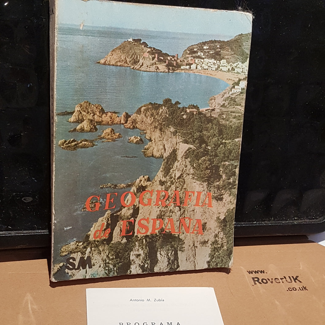 Geografia De Espana. Primer Curso [Paperback] Antonio Bermejo De La Rica