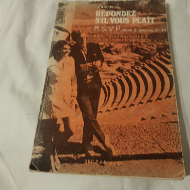BBC TV RÃ¨pondez S'il Vous Plait. R.s.v.p. Book 3