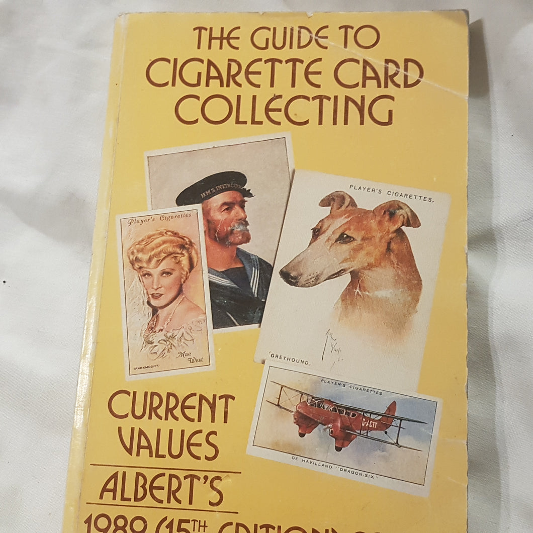 The guide to cigarette card collecting current values 1989 15 th edition paperback.