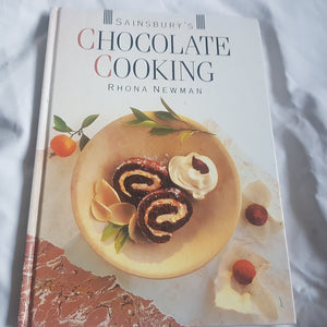 Sainsbury's Chocolate cooking. hardcover. Rhona Numan. 1989