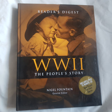 Reader's Digest World War II, WWII The people's story. Nigel Fountain. hardcover. Includes CD