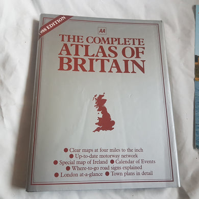 AA the complete atlas of Britain 1988 edition. Hardcover.