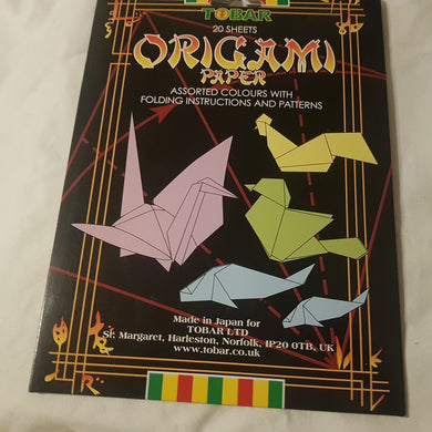 Tobar 20 Sheets. Origami Paper.