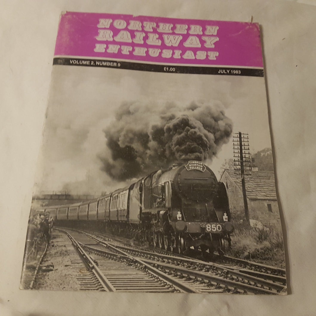 Northern Railway Enthusiast. Paperback. Volume 2. Number 9. July 1983
