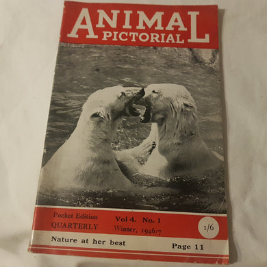 ANIMAL pictorial. Volume 4. No.1. 1946 / 47