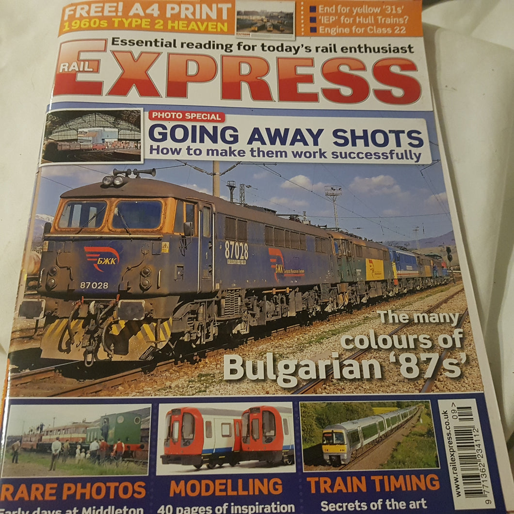 Rail Express Magazine. Paperback. Number 232. September 2015