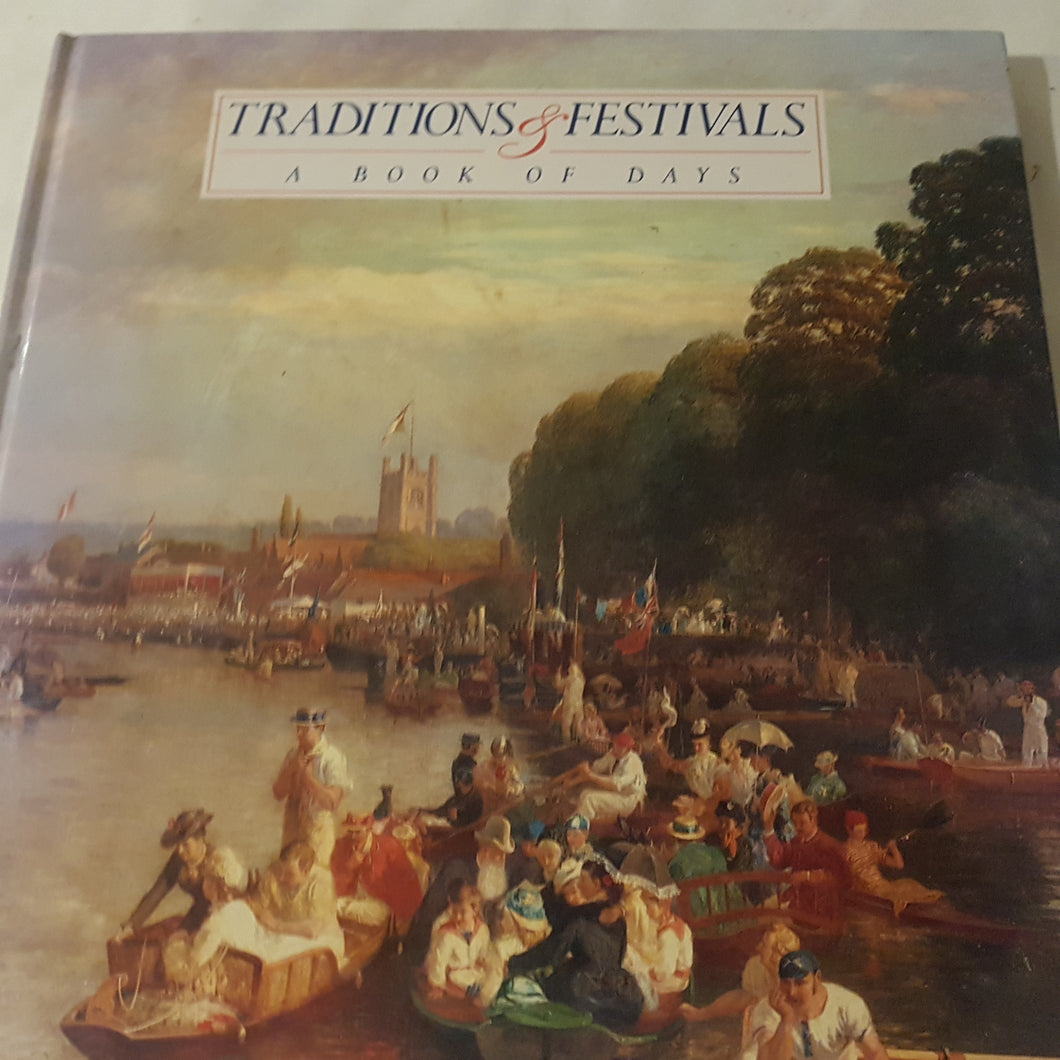 Traditions & Festivals a book of days. Hardcover. Diary.