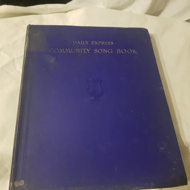 Daily Express community song book hardcover 1927.