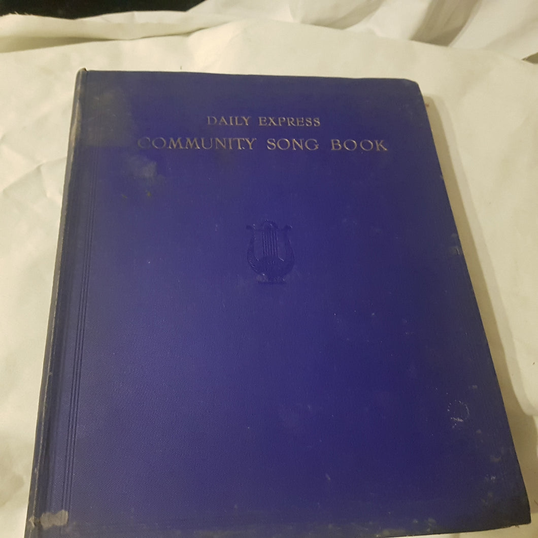 Daily Express community song book hardcover 1927.
