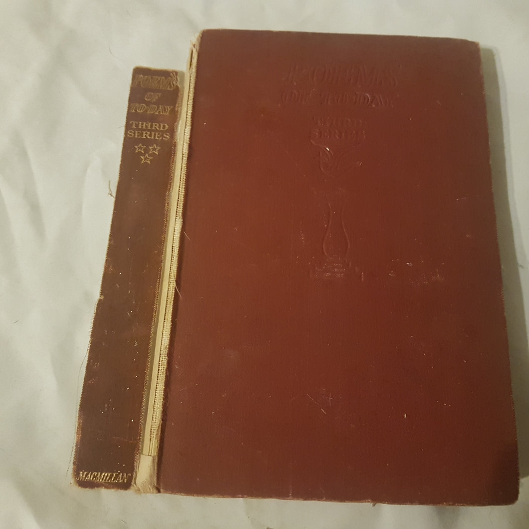 Poems of today 3rd series 1943 Macmillan and Co hardcover