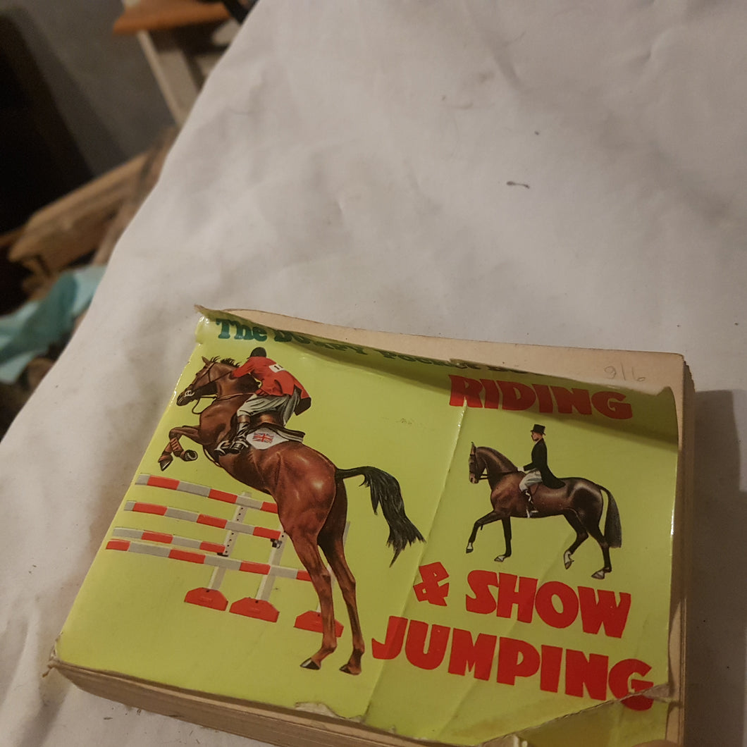 The dumpy pocket book of riding and showjumping paperback 1961 captain G H S Webber. C Stratton