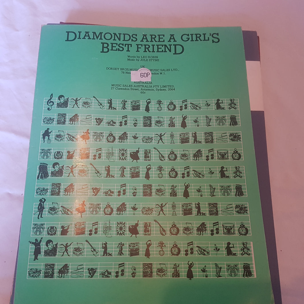 Diamonds are a girl's best friend sheet music