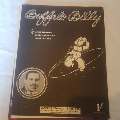 Buffalo Bill John Redmond James Kavanagh Frank Weldon sheet music