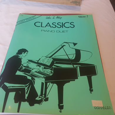 John L Philip Classics piano duet volume to easy piano p181 sheet music