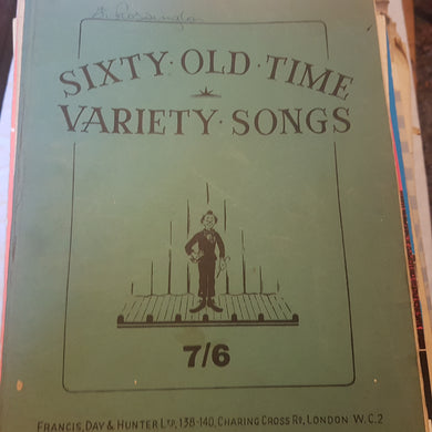 60 old-time variety songs Francis day sheet music