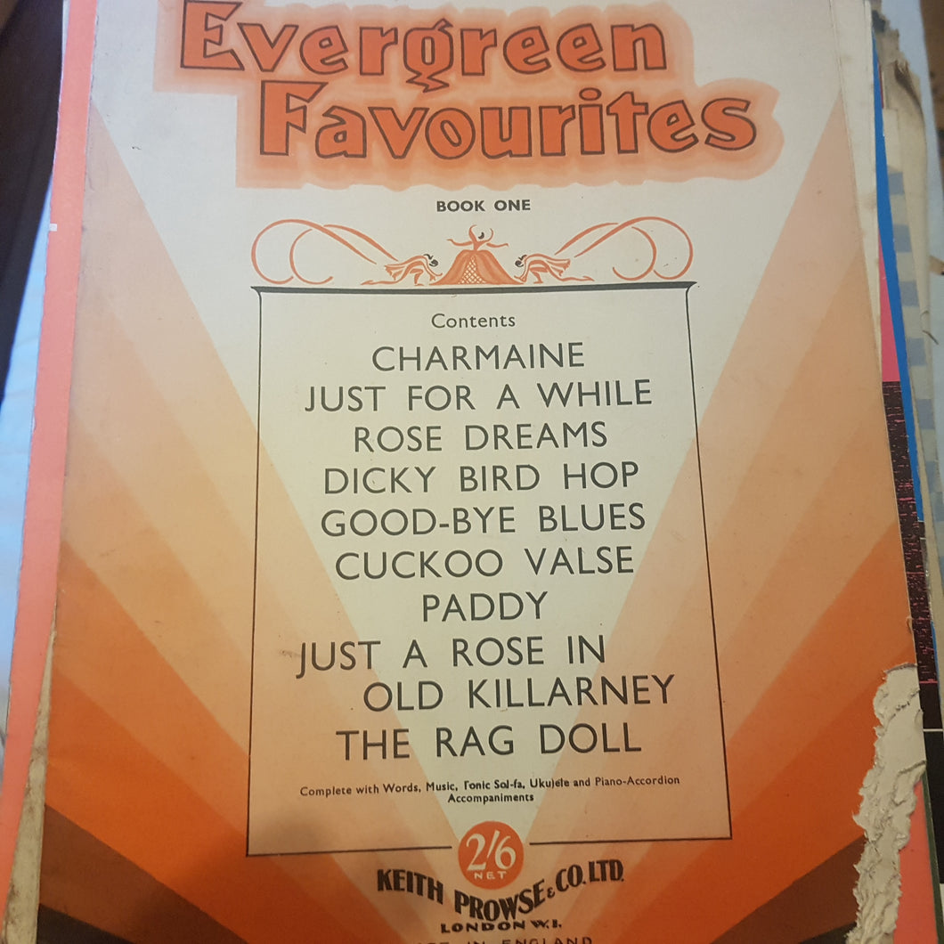 Evergreen favourites book 1 sheet music