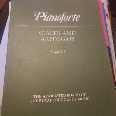 Pianoforte scales and arpeggios grade 4 sheet music.