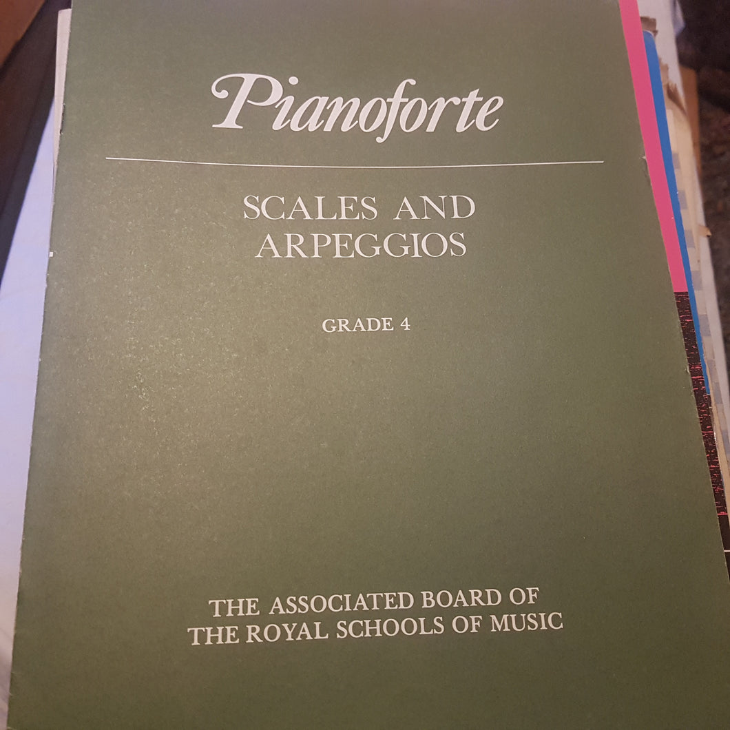 Pianoforte scales and arpeggios grade 4 sheet music.