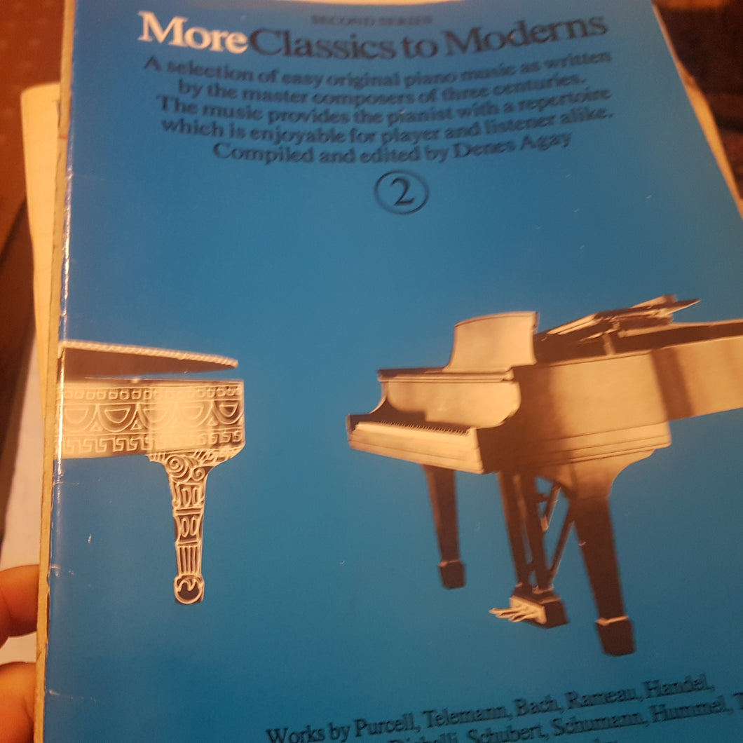 More Classics to moderns second series piano sheet music Denes Agay