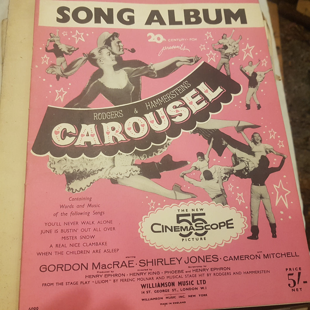 Song Alan Rodgers and hammerstein's Carousel music sheets