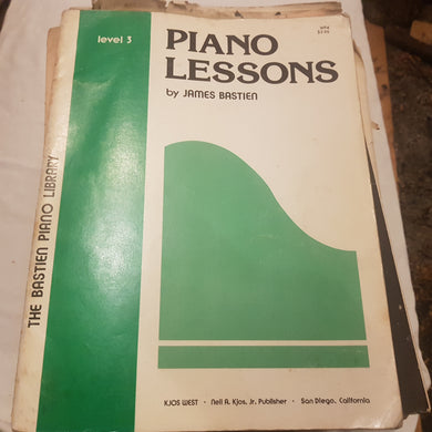 Piano lessons level 3 James bastien music sheets