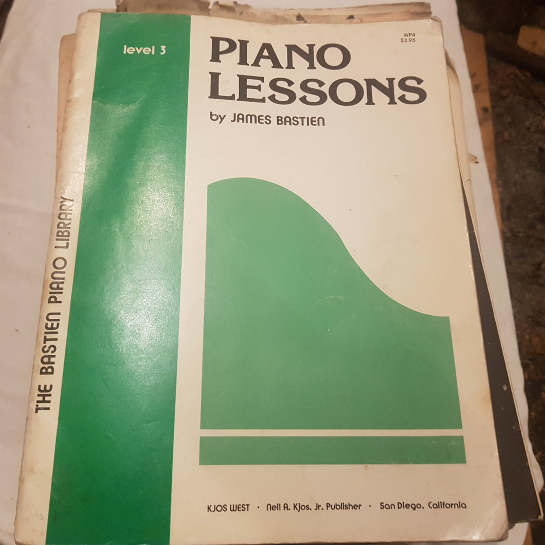 Piano lessons level 3 James bastien music sheets