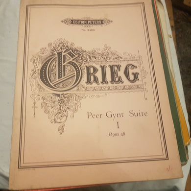 Edition Peters number 2420 Edvard Grieg piano sheet music Opus 46