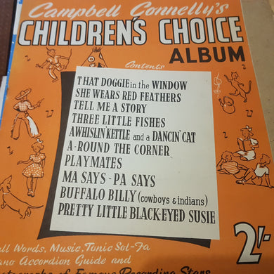 Campbell Connelly's children's choice album.  Music sheet.