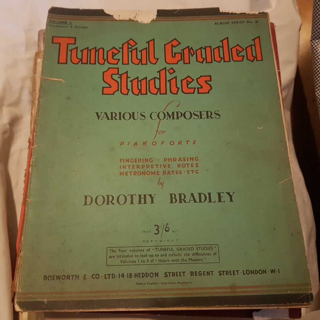 Tuneful graded studies volume 1 number 41 various composers pianoforte Dorothy Bradley sheet music