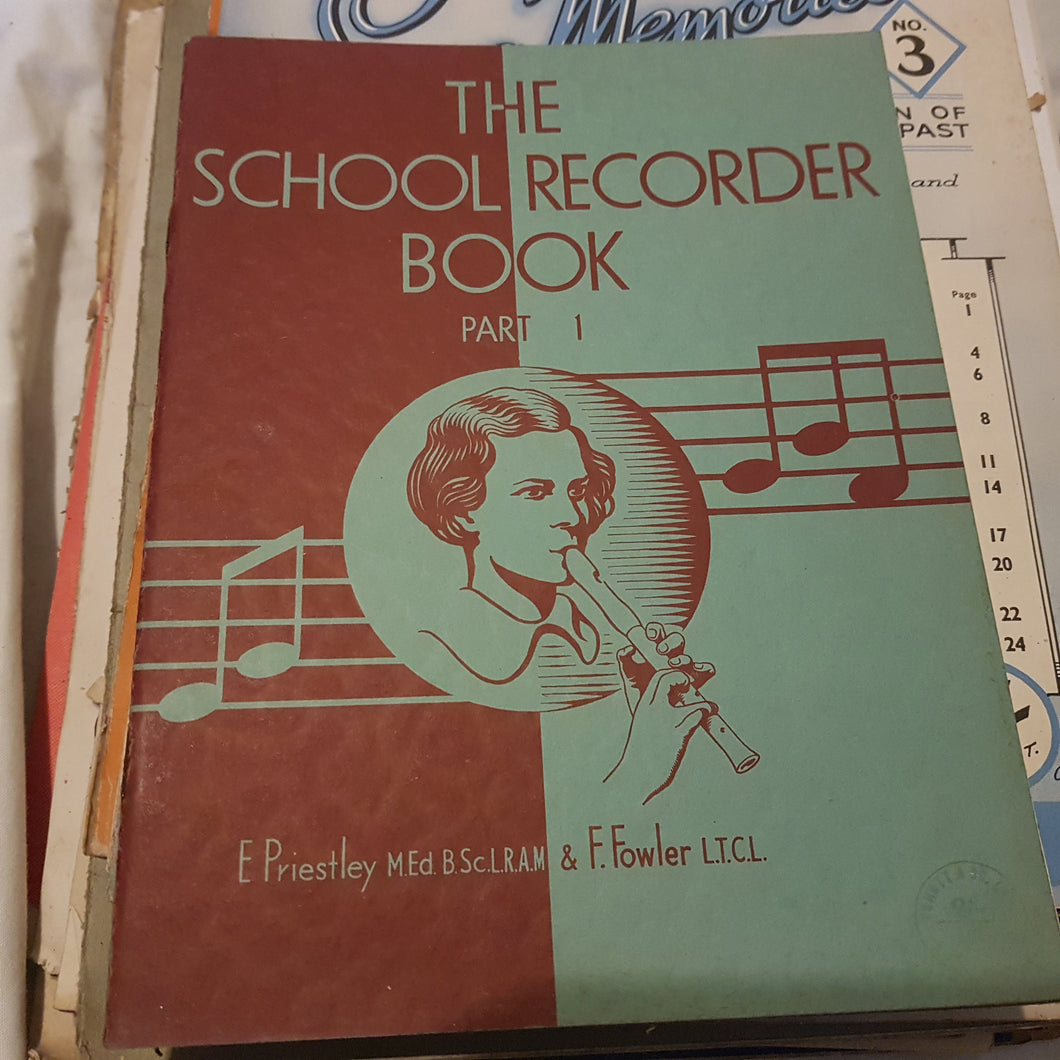 The school recorder book 1 music sheets.