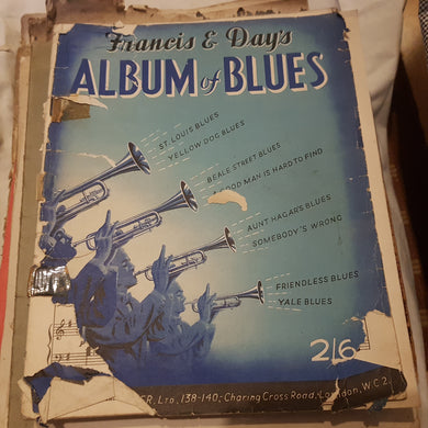 Francis and Day's album of blues music sheets