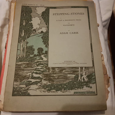 Stepping Stones 12 easy progressive pieces pianoforte Adam Carse music sheets