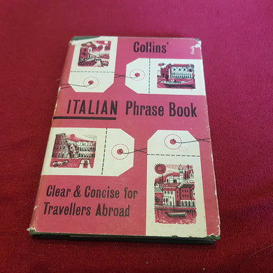 Collins Italian phrasebook hardcover 1957