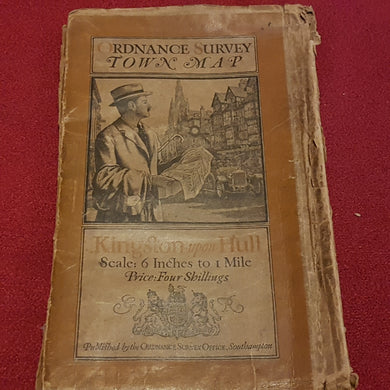 Ordnance Survey map Kingston upon hull 6-in to 1 mile 1919