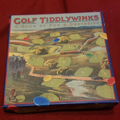 Golf tiddlywinks game.