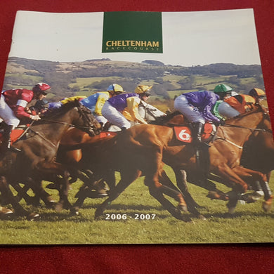 Cheltenham Racecourse program 2006/2007 paperback