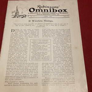 Robinsons omnibox magazine April 1926 number 11