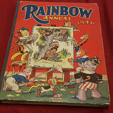Rainbow annual 1946 hardcover books edited by Mrs Bruin