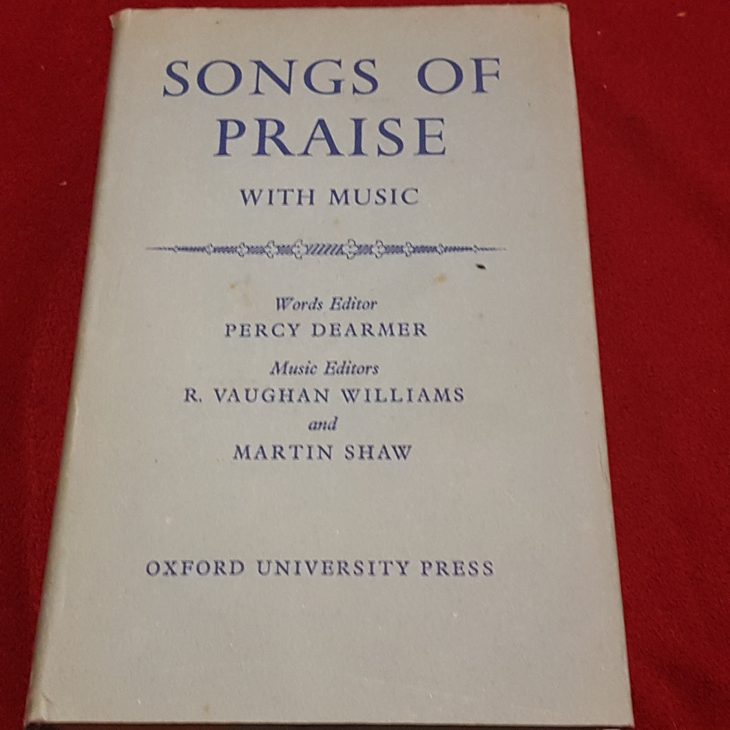 Songs of Praise. Enlarged edition With Music, P. Dearmer,  R. V. Williams, M. Shaw 1958